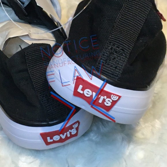NEW LEVI’S STAN G DENIM CANVAS SNEAKERS - Picture 7 of 7